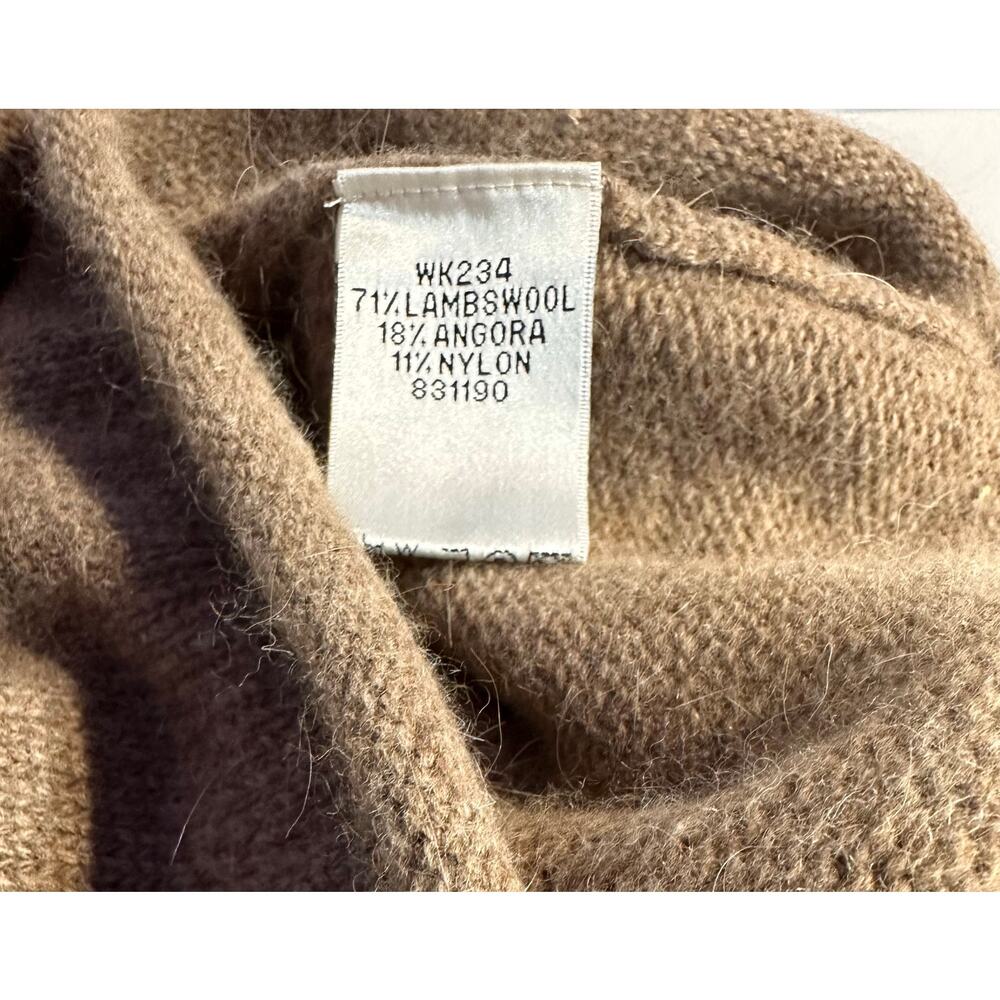 Boden Brown Turtleneck Lambswool Angora Blend Knit Sweater Size Medium Roll Neck - Picture 6 of 10